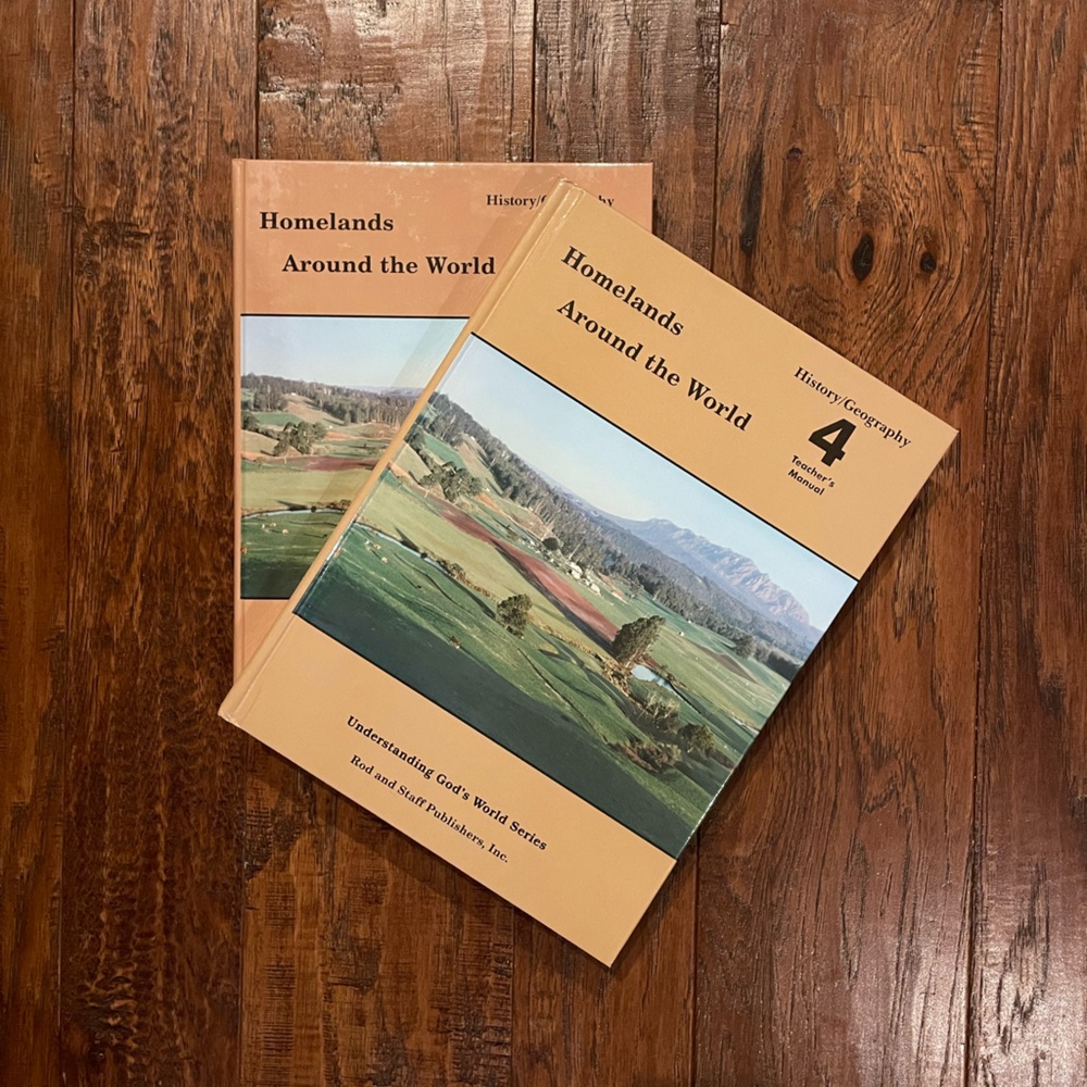 Rod and staff grade 4 history/geography book set